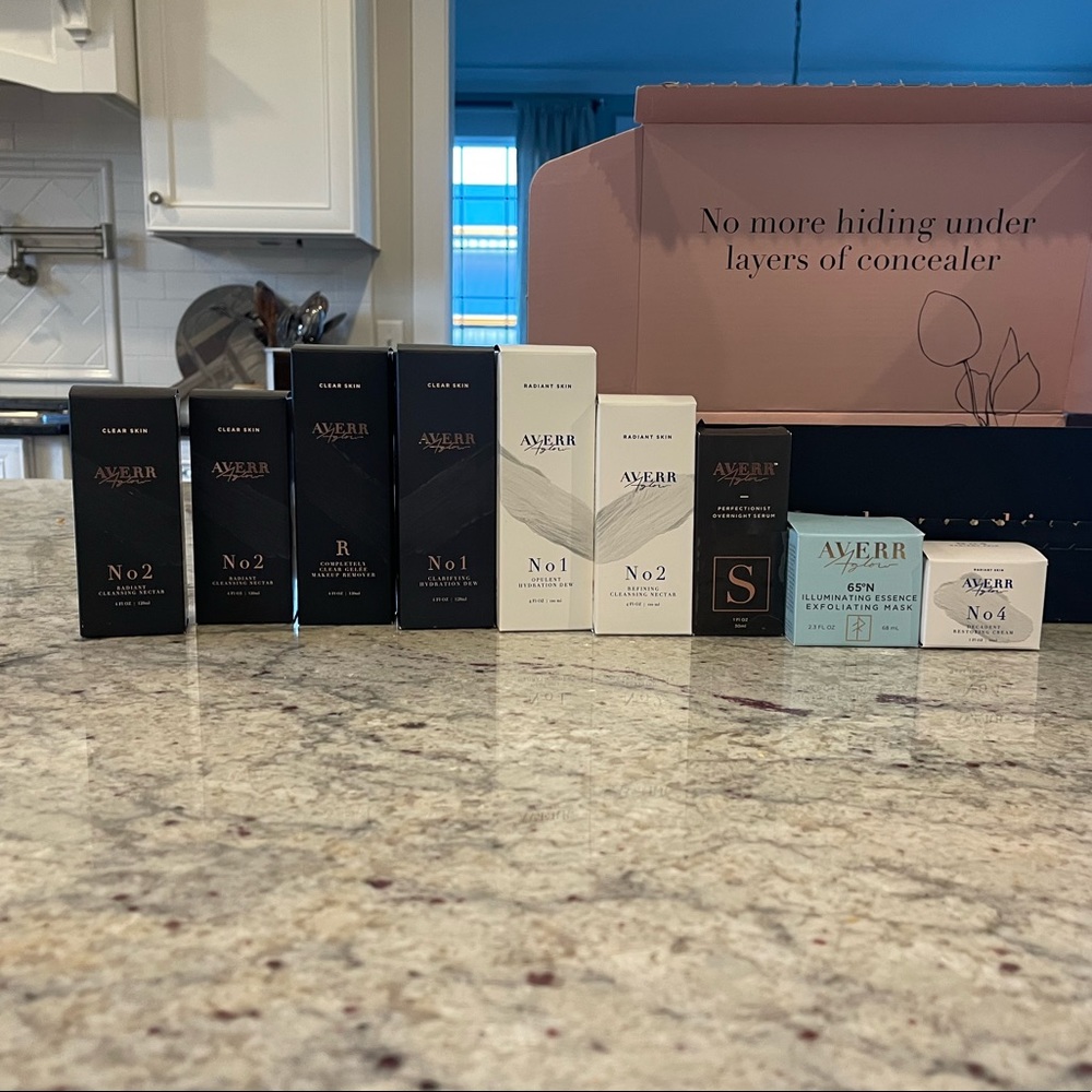 Lot of Averr Aglow products